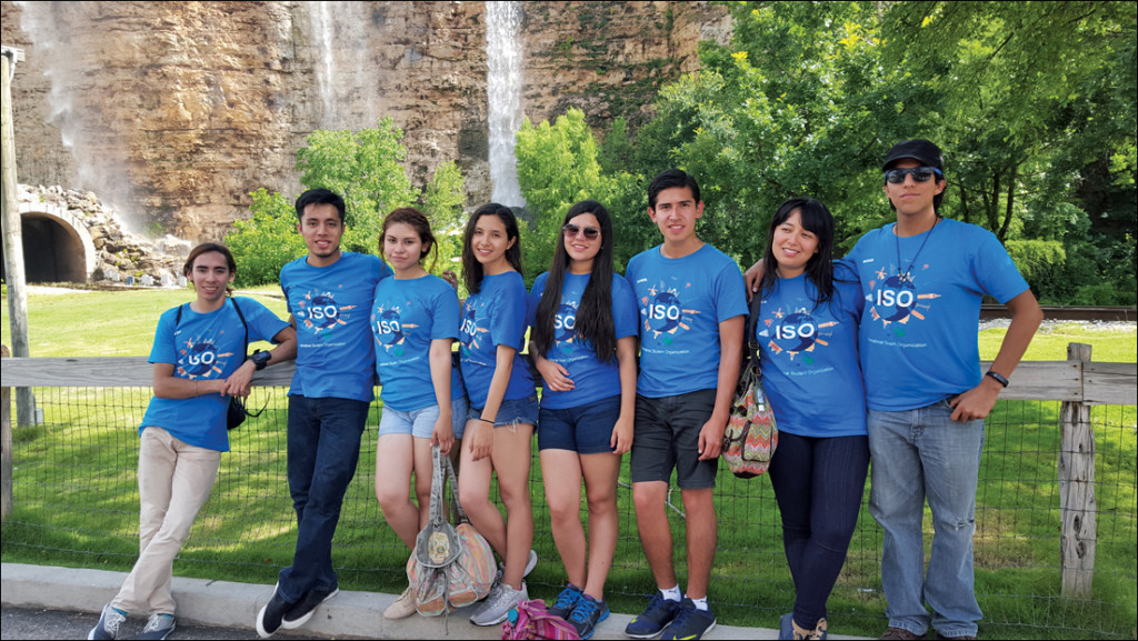 Members of the International Student Organization-Brownsville include (from left) Historian Aldo Bañuelos, Ricardo Valverde, Treasurer Lilibeth Pesina, Dania Ruiz, Treasurer Valeria-Galván, Daniel Juarez, Tania Alvarez and Alberto Vilano./Photo Courtesy International Student Orgaganization
