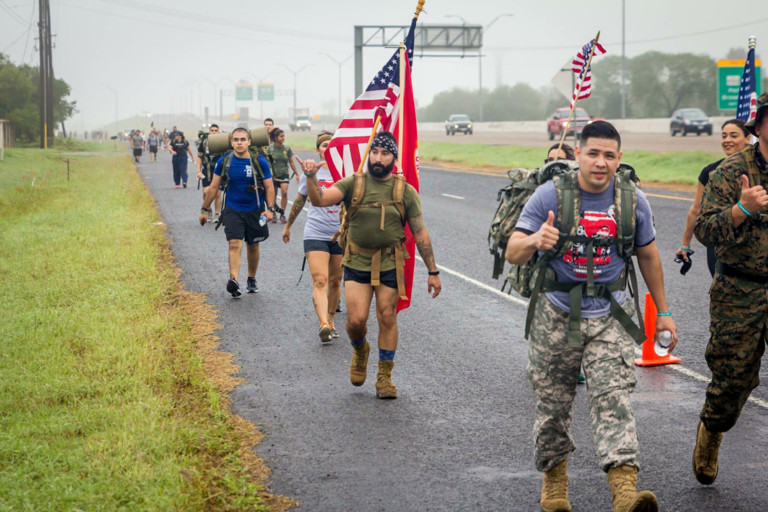 Ruck March walking with a purpose