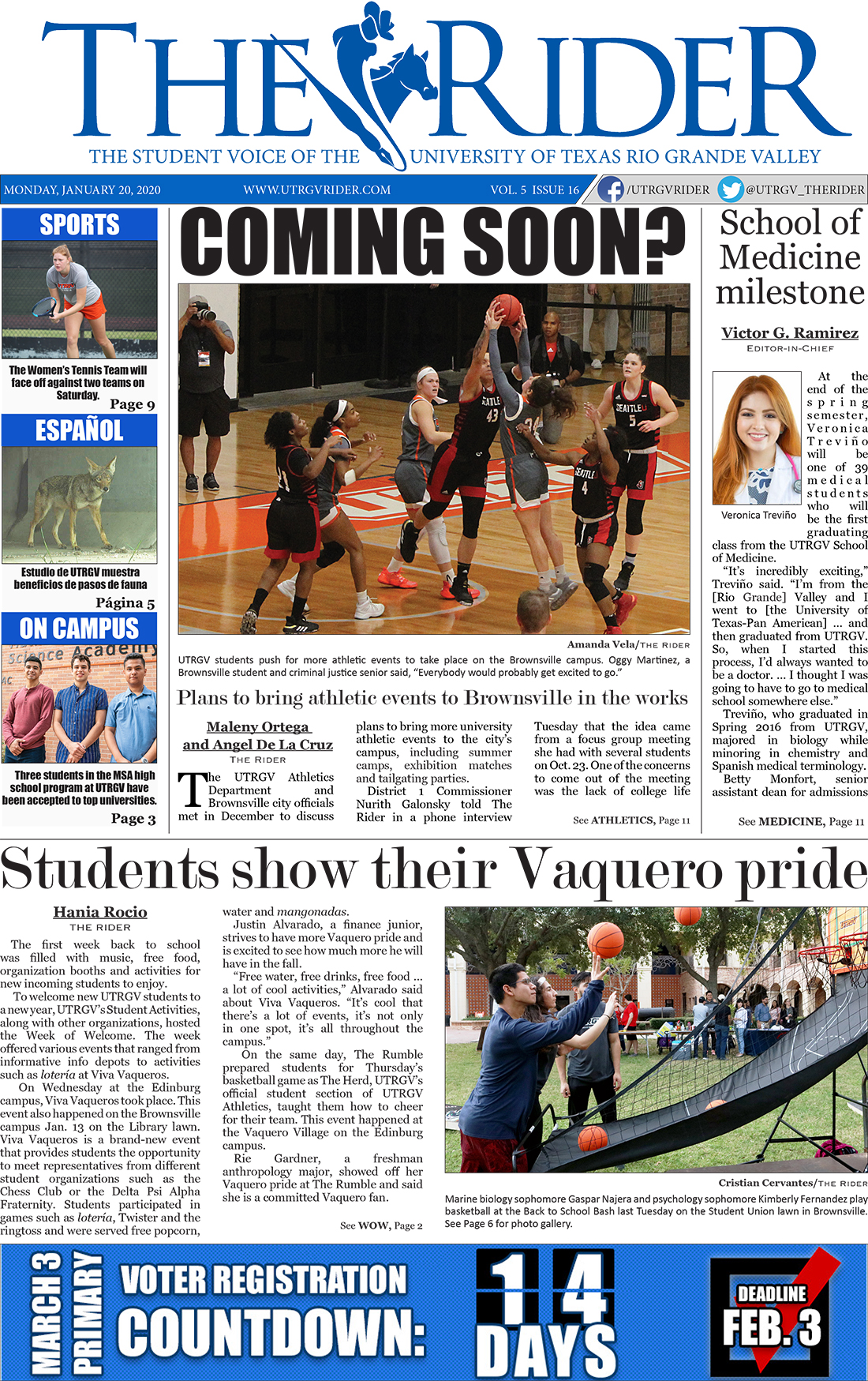 Vol. 5 – The Rider Newspaper