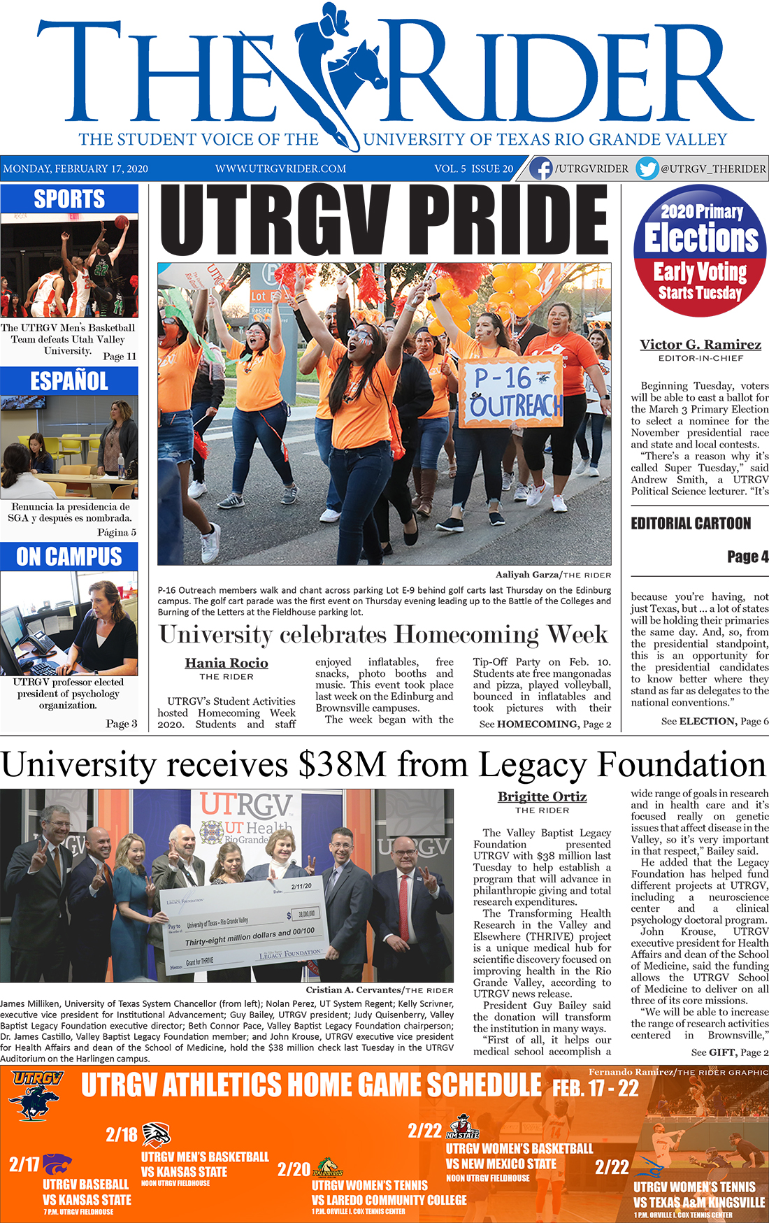 Vol. 5 – The Rider Newspaper