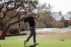 Alex Summers competes March 20 in the Big Texan Invitational at Comanche Trace Golf Course in Kerrville. Summers posted a final round even-par 72 to finish tied for ninth with a three-round score of 218. UTRGV Athletics