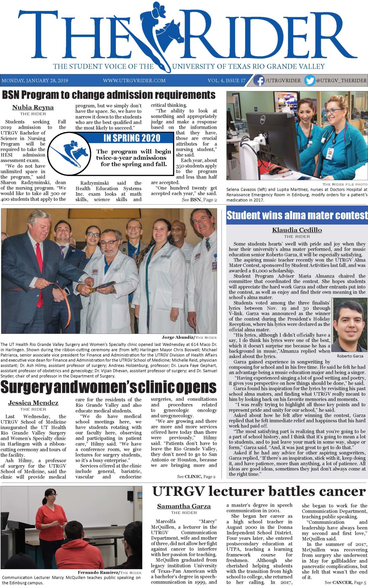 Vol. 4 – The Rider Newspaper