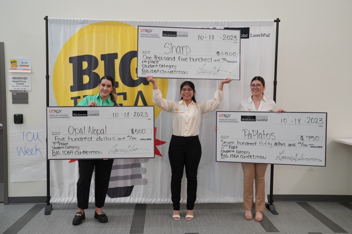 2023 Big Idea Competition - Student Category Winners