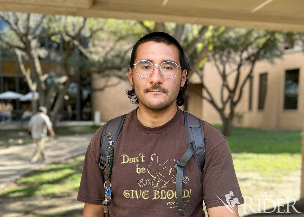 “I don’t think it’s fair for the people who live in Brownsville and Matamoros to have to travel all the way over here to Edinburg. In the past, it has been held in both schools. … I believe that if it’s going to be held in Edinburg, that the university should offer the same shuttle that they do to move students … to the guests and students graduating.” Andrew Nieto marketing junior