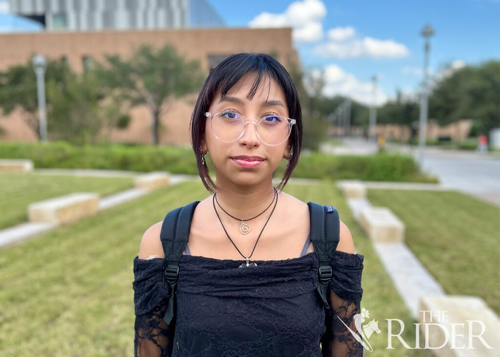 “My role model would be my mom because she is always persuading me and pushing me to be the best that I can, and she is always telling me that she wants me to live a comfortable and happy life. She is the reason why I continue to study.” Denisse Almanza psychology freshman