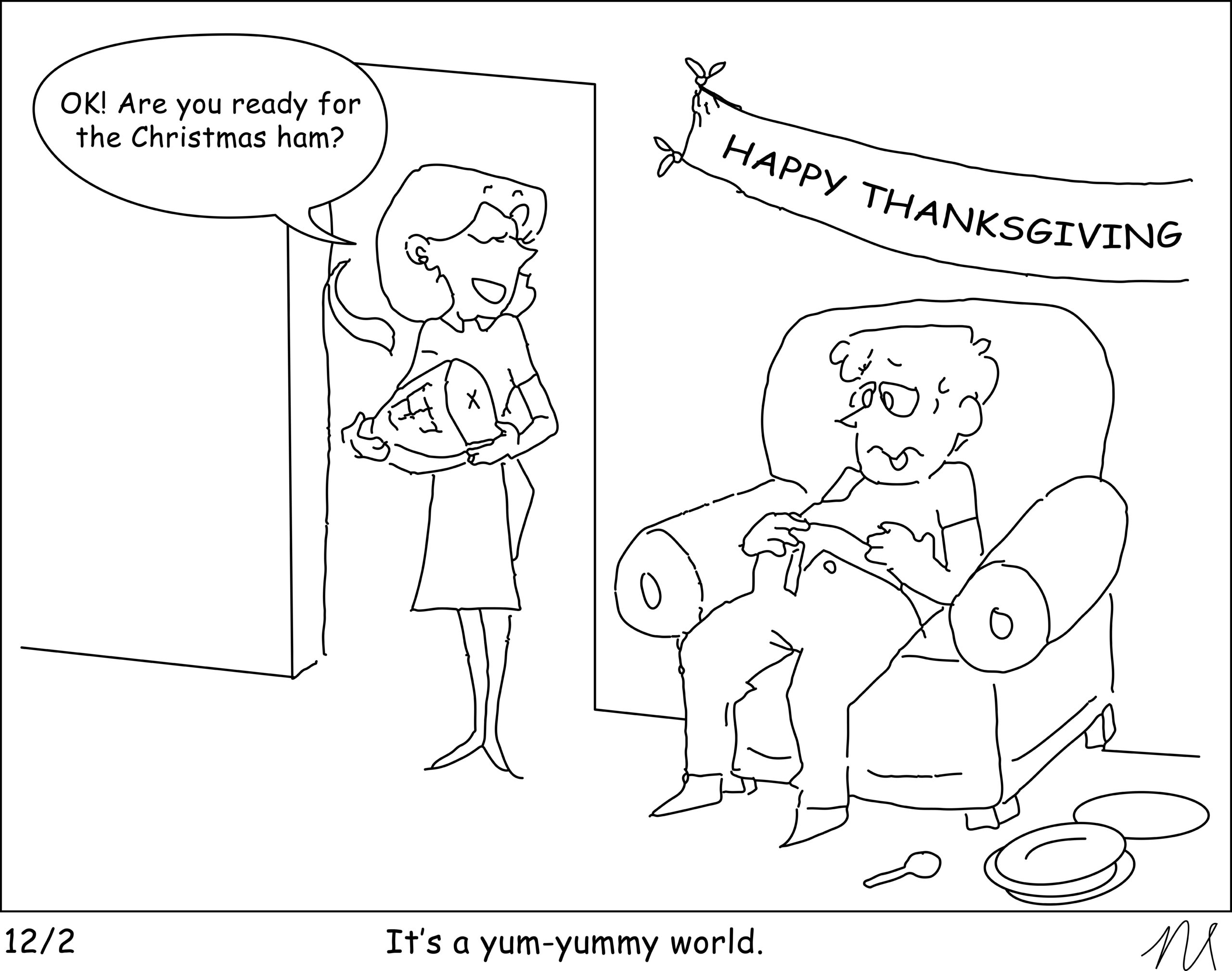 The Rider Comic Happy Thanksgiving 20204 The Rider Comic Happy Thanksgiving 20204