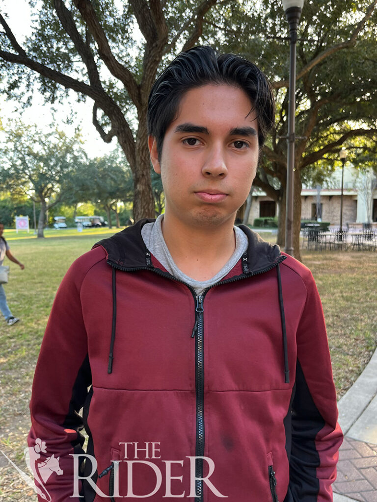 Javier Rodriguez computer science junior “I would like to be remembered as a good student, good son and a good programmer in computer science.”