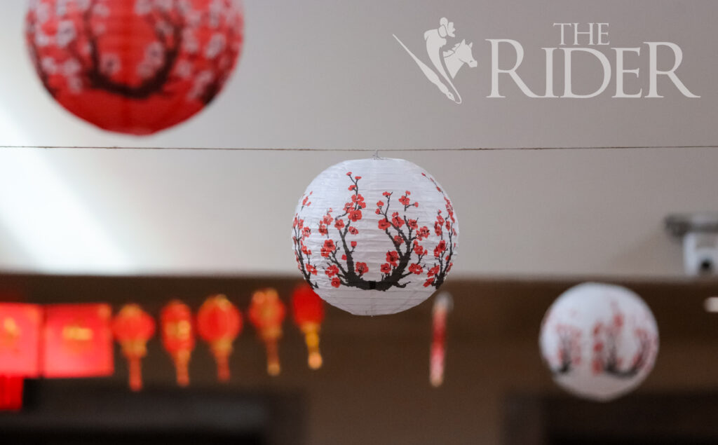 Lanterns hang throughout the PlainsCapital Bank El Gran Sal贸n celebrating Lunar New Year. The event was hosted by International Student Services. Mykel Del Angel/THE RIDER