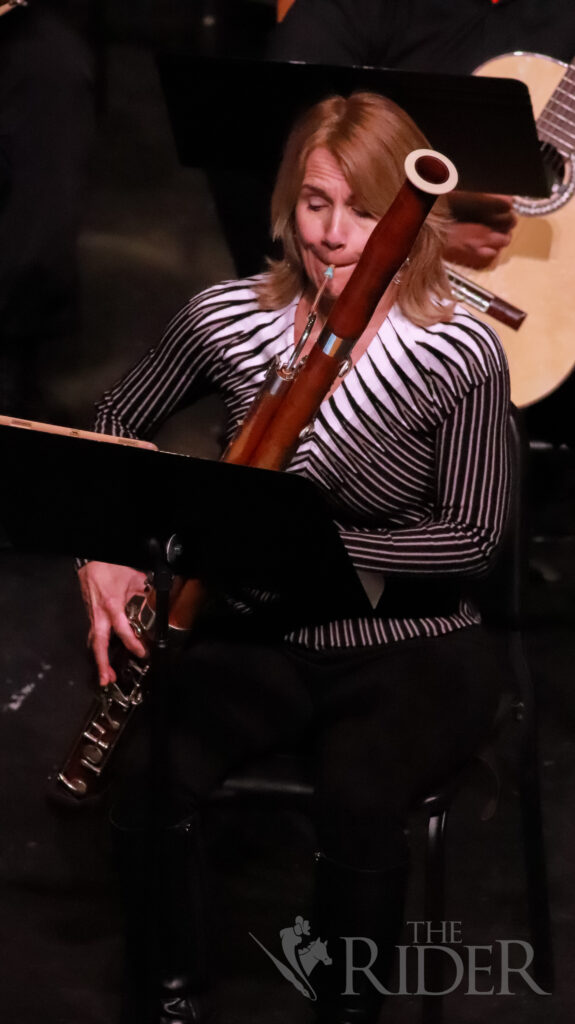 Professor Kristin Wolfe Jensen, world-renowned performer and teacher, has been a bassoon professor at the University of Texas at Austin since 1995, and is also faculty of the International Festival Institute at Round Top. Wolfe Jensen is the principal bassoonist with the River Oaks Chamber Orchestra, and has made a number of acclaimed solo and chamber music recordings. Mykel Del Angel/THE RIDER