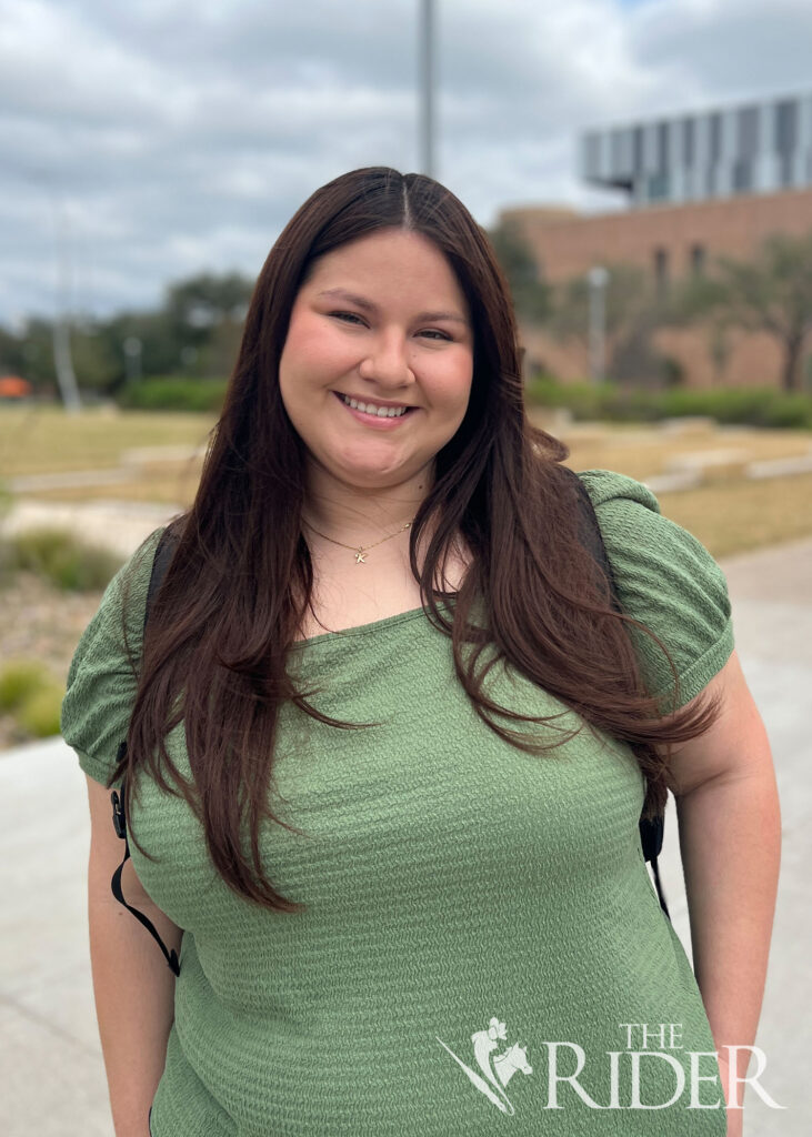 Kzyna Martinez marketing senior “I would play the piano because I feel like pianists are so fun to listen [to]. I think that would be a really cool instrument to play.”