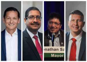 Simplistic Minimal Collage Save the Date Card