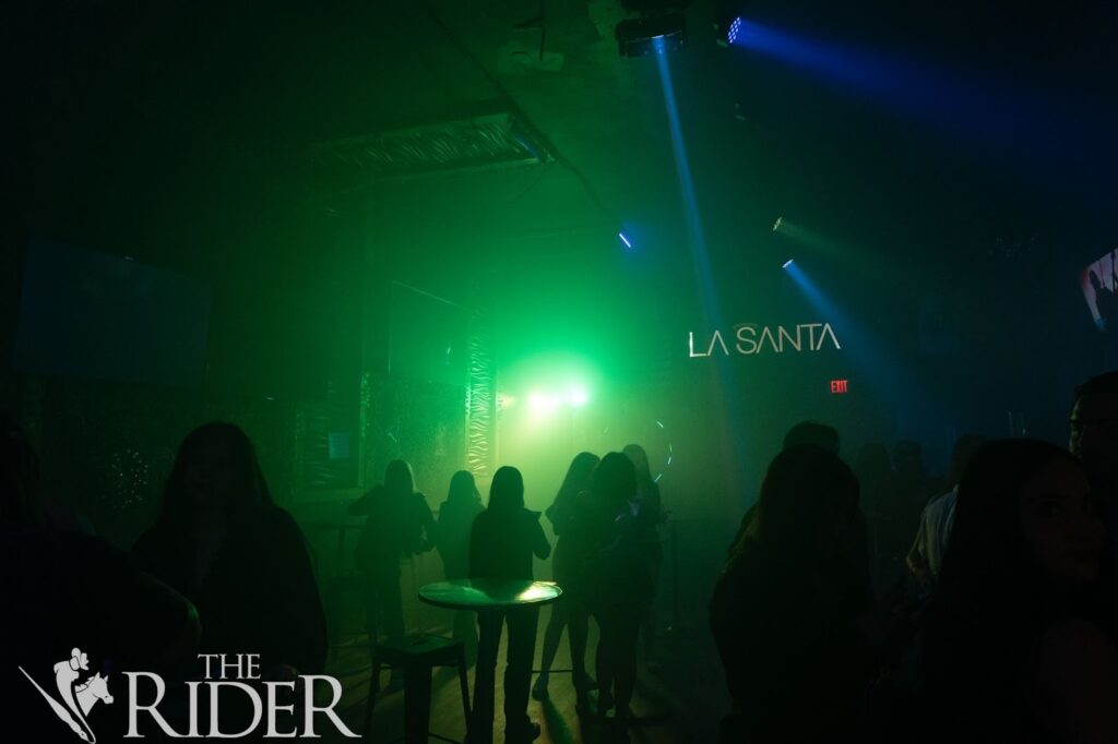 Rio Grande Valley locals listen to music Jan. 17 inside La Santa nightclub, located at 210 S. 17th St. in McAllen. Despite La Santa setting the vibe inside, people chose to stay at their tables with their cocktails and chat. Jose Rodriguez/THE RIDER