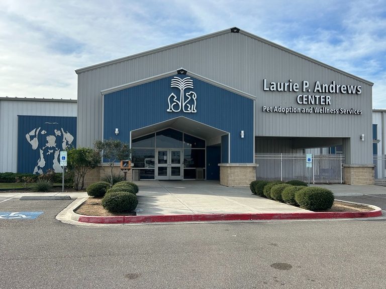 Palm Valley Animal Society Laurie P. Andrews Center is located at 2451 N. Expressway 281 in Edinburg. The shelter also has a second location at 2501 W. Trenton Road in Edinburg.