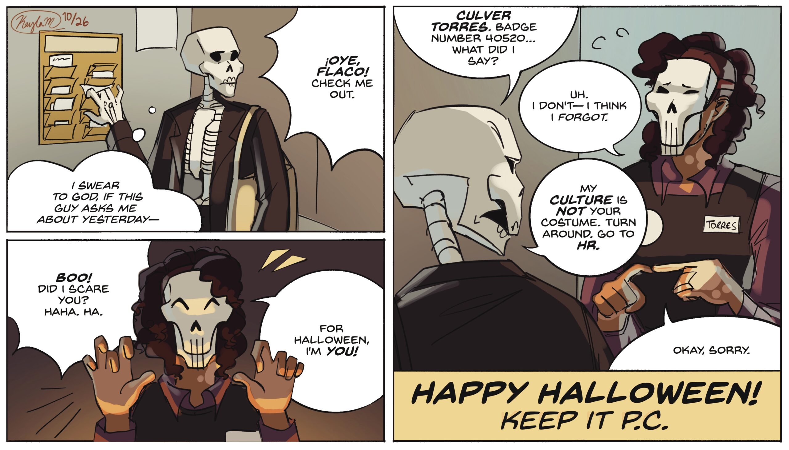 Xc Course Riding Cadaver Conversations: Coworkers #7 - The Rider Newspaper Comic